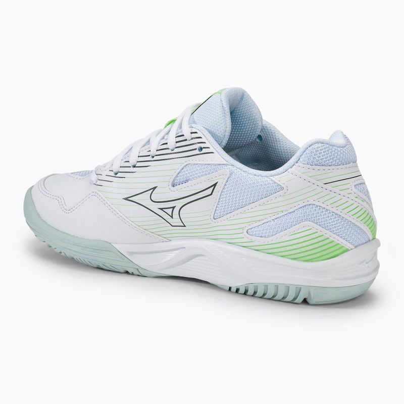 Női röplabda cipő Mizuno Cyclone Speed 4 white/gridge/patinagreen 3