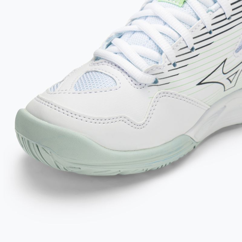 Női röplabda cipő Mizuno Cyclone Speed 4 white/gridge/patinagreen 7