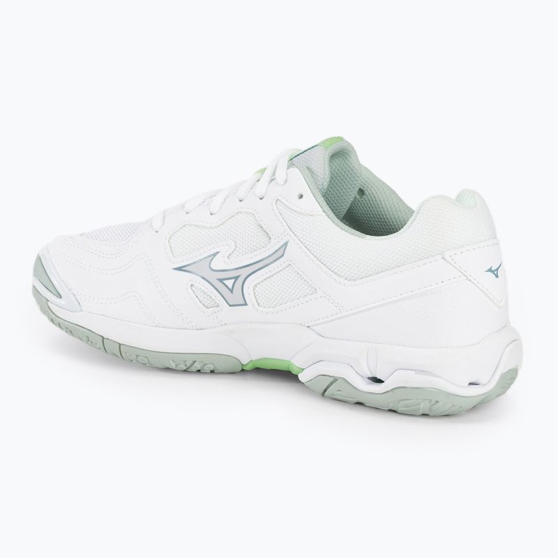 Női kézilabda cipő Mizuno Wave Phantom 3 white/glacial ridge/patinagreen 3