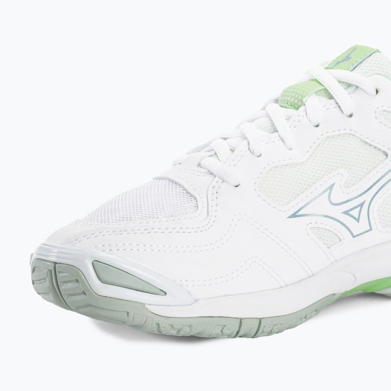 Női kézilabda cipő Mizuno Wave Phantom 3 white/glacial ridge/patinagreen 7