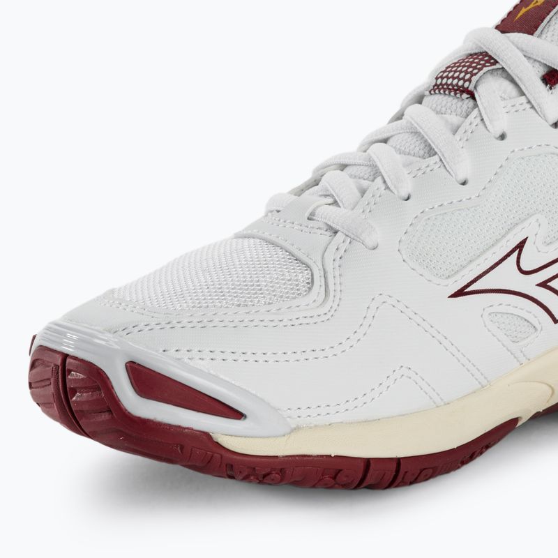 Női kézilabda cipő Mizuno Wave Phantom 3 white/cabernet/mp gold 7