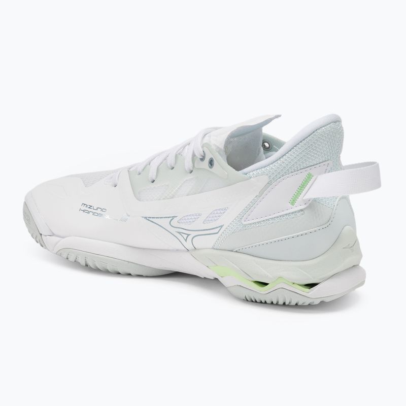 Női kézilabda cipő Mizuno Wave Mirage 5 white/glacial ridge/patinagreen 3