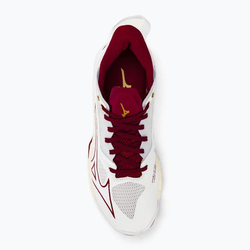 Női kézilabda cipő Mizuno Wave Mirage 5 white/cabernet/mp gold 5