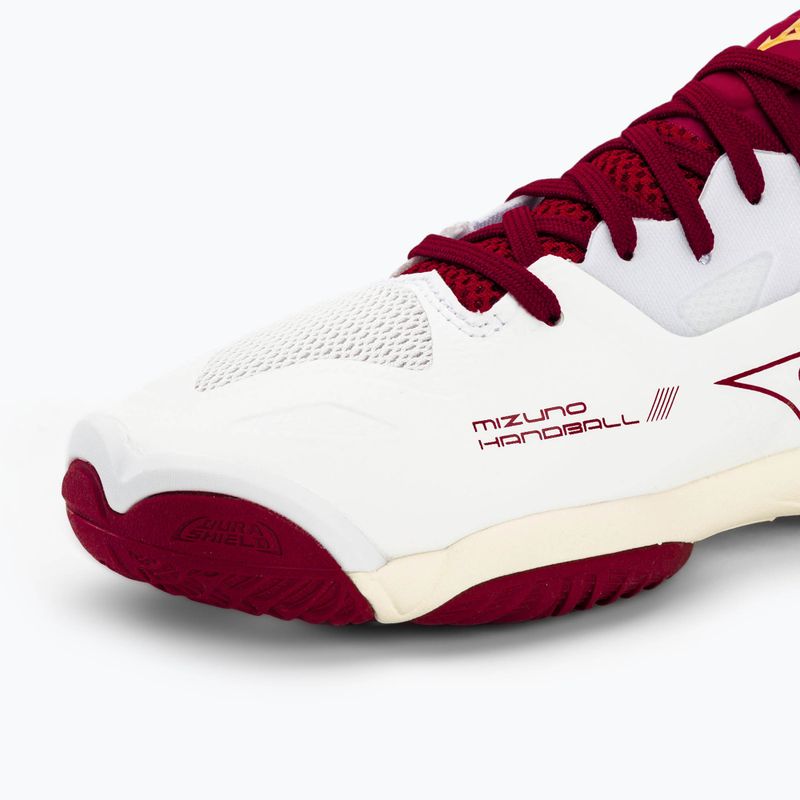 Női kézilabda cipő Mizuno Wave Mirage 5 white/cabernet/mp gold 7