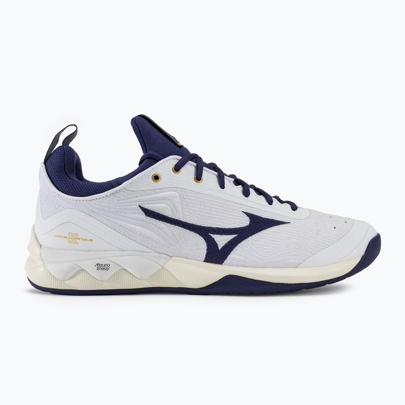 Férfi röplabda cipő Mizuno Wave Luminous 2 white/blue ribbon/mpgold 2