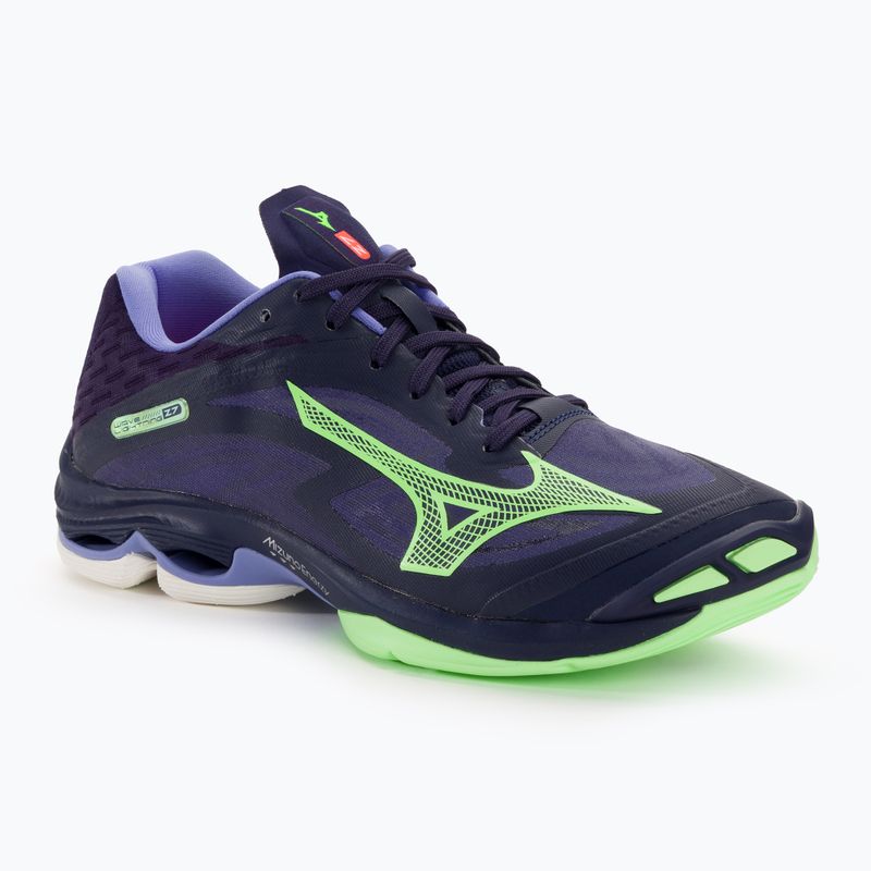 Férfi röplabda cipő Mizuno Wave Lightning Z7 esti kék / tech zöld / lolite