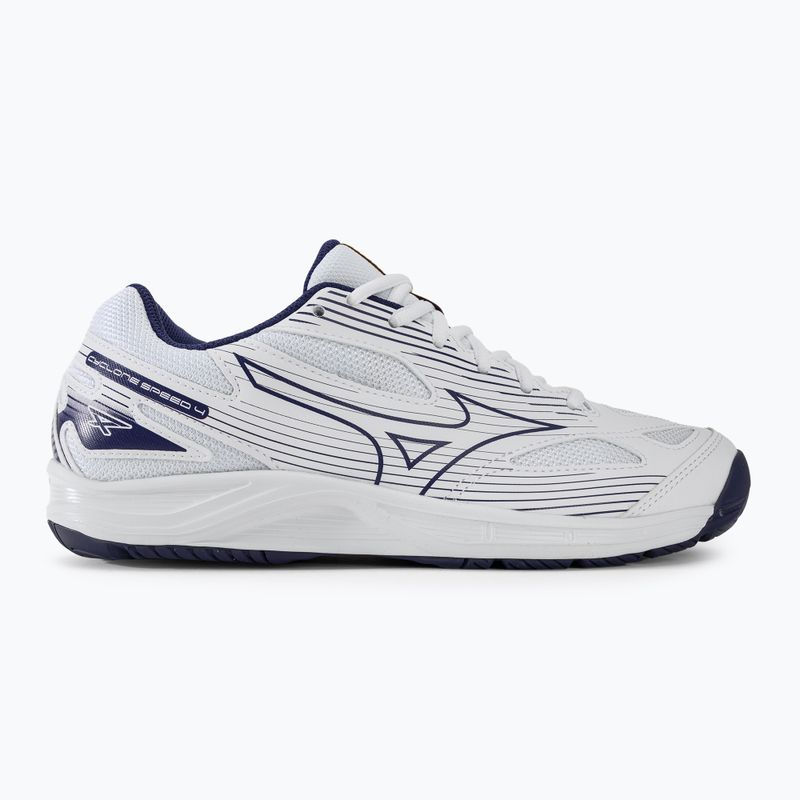 Férfi röplabda cipő Mizuno Cyclone Speed 4 white/blueribbon/mp gold 2