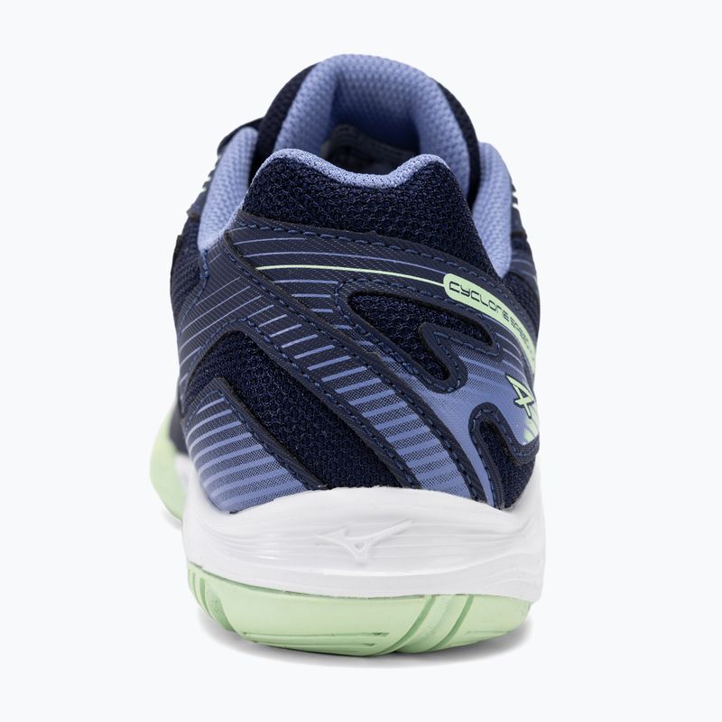 Gyerek röplabda cipő Mizuno Cyclone Speed 4 Jr eblue/tech green/lolite 6