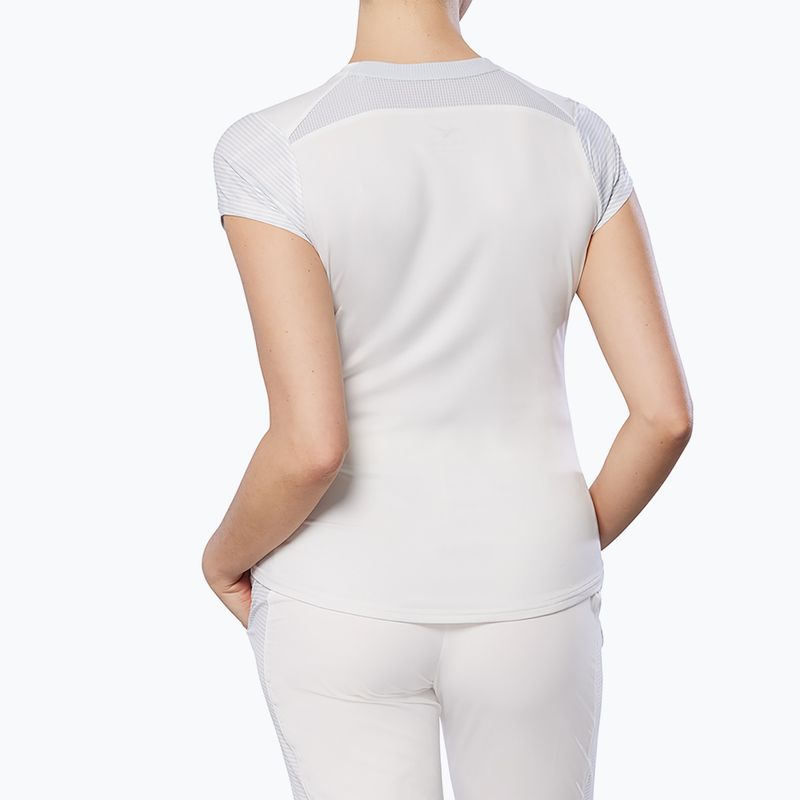 Női teniszpóló Mizuno Charge Printed Tee white 2
