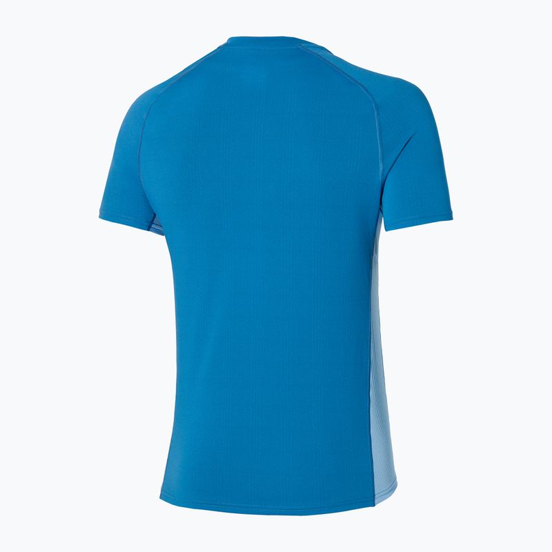 Férfi futópóló Mizuno Trail DryAeroFlow HZ Tee federal blue 2