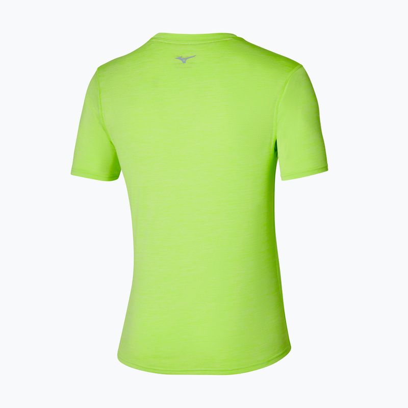 Férfi futópóló Mizuno Core Run Tee lime 2