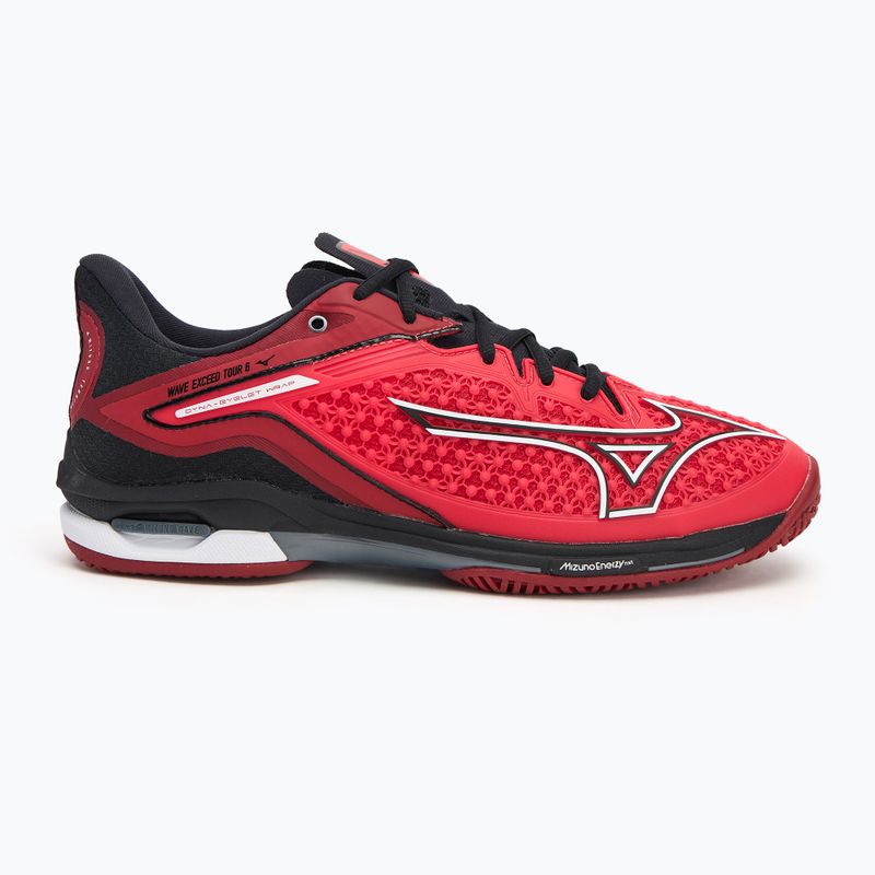 Férfi teniszcipő Mizuno Wave Exceed Tour 6 AC radiant red/white/black 2