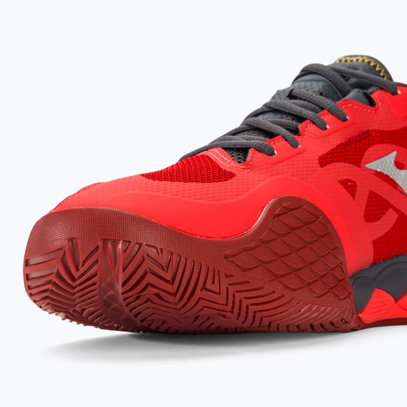 Férfi tenisz cipő Mizuno Wave Enforce Tour AC radiant red/white/ebony 9
