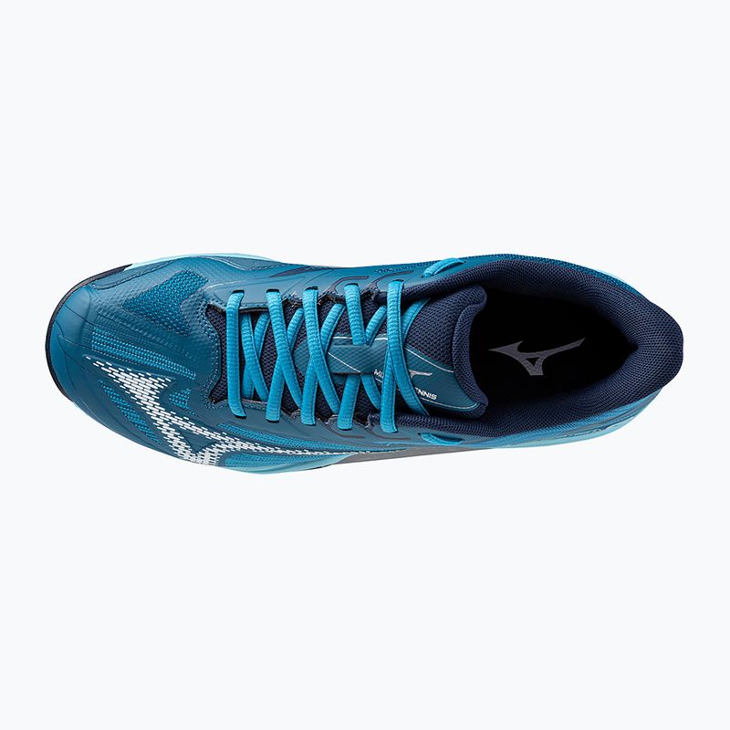 Férfi teniszcipő Mizuno Wave Exceed Light 2 AC moroccan blue / white / bluejay 11