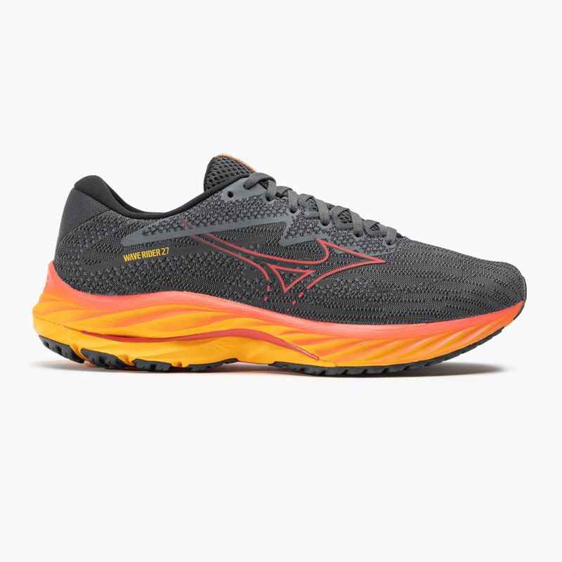 Férfi futócipő Mizuno Wave Rider 27 turbulence/cayenne/citrus 2