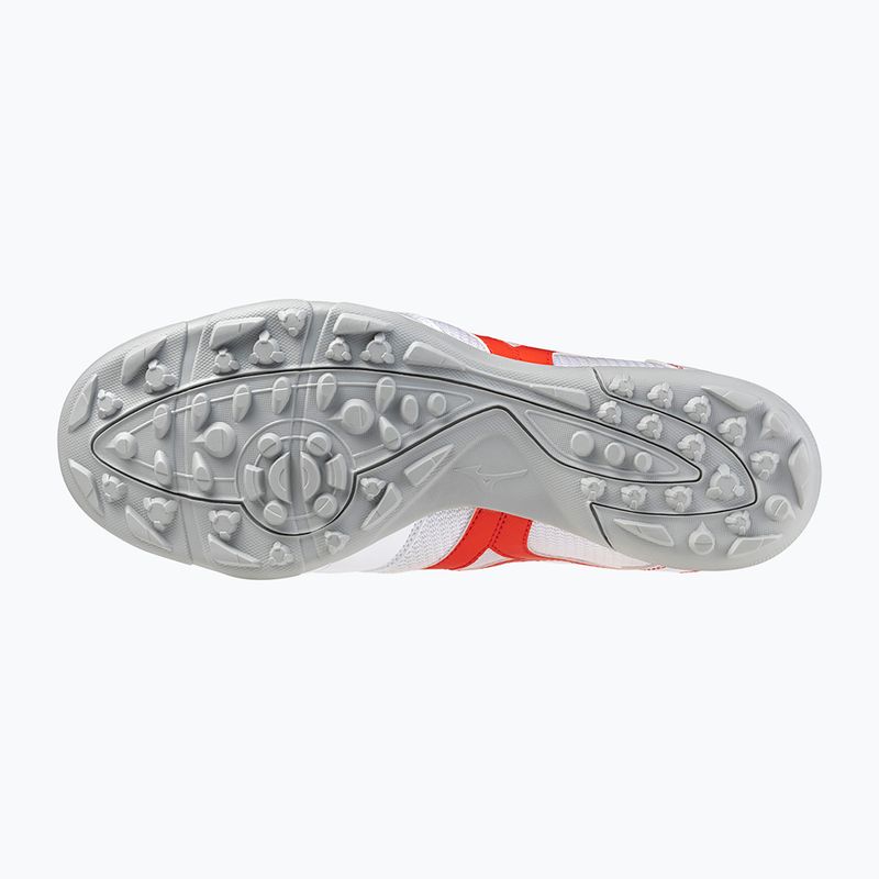 Gyerek focicipő Mizuno MRL Sala Club TF Jr white/radiant red 12