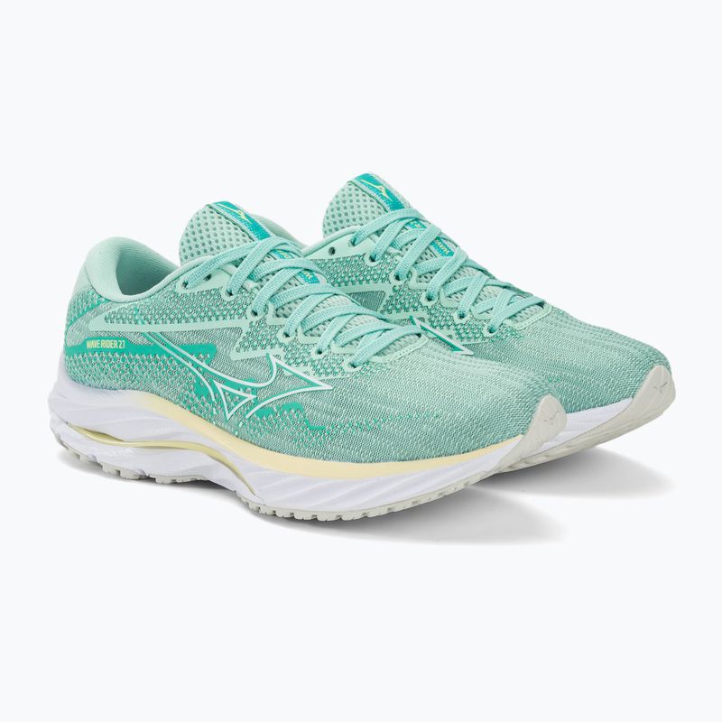 Női futócipő Mizuno Wave Rider 27 eggshell blue/white/anise flower 5