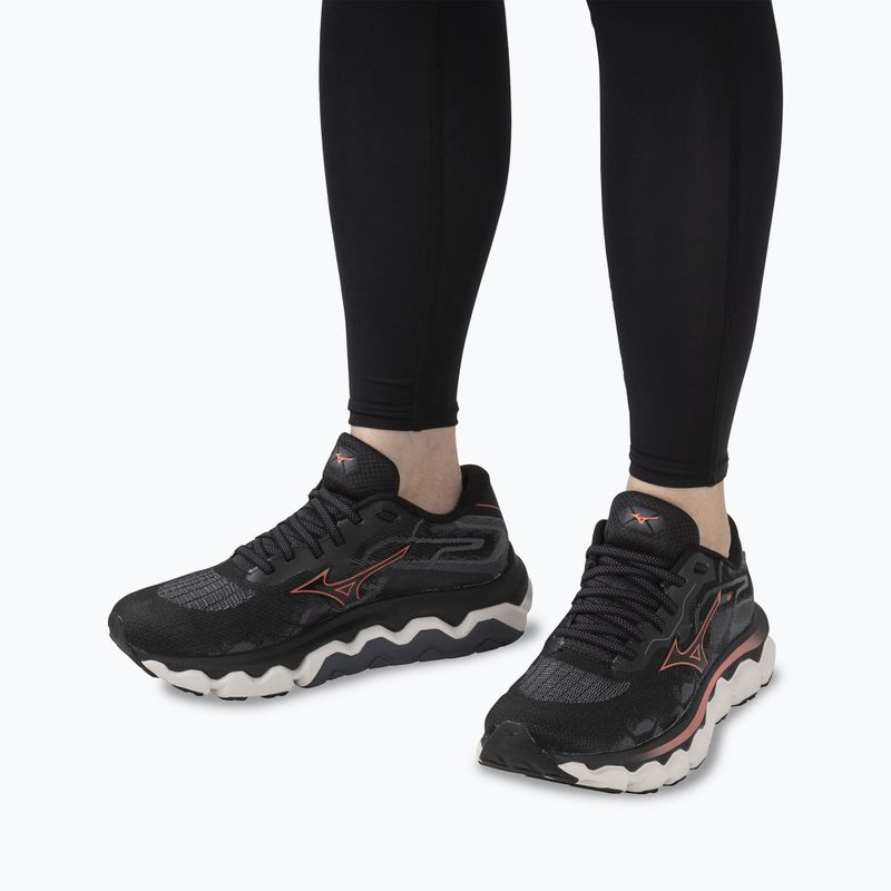 Női futócipő Mizuno Wave Horizon 7 fekete/ dubarry/ nimbus cloud Mizuno Wave Horizon 7 fekete/ dubarry/ nimbus cloud 4