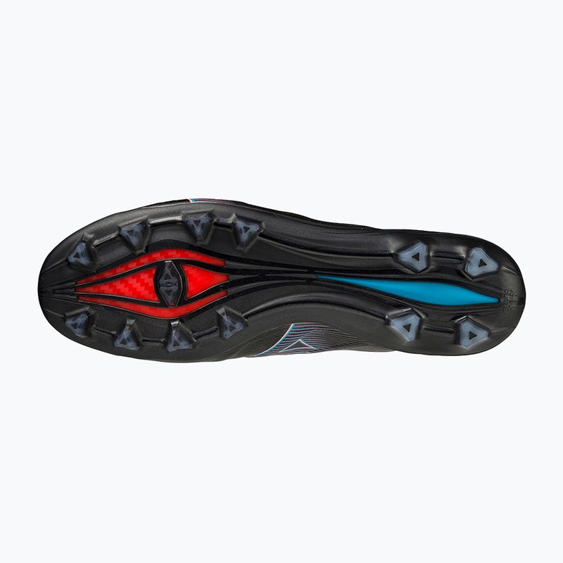 Férfi focicipő Mizuno Αlpha Elite Md black/ignition red/801 c 12