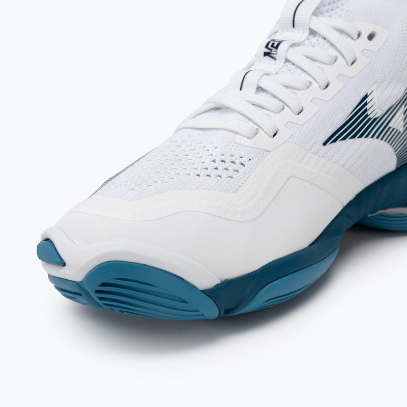 Férfi röplabdacipő Mizuno Wave Lightning Neo2 fehér/tengerészkék/ezüst 7