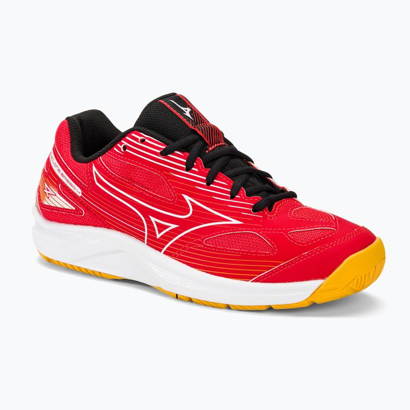 Férfi röplabda cipő Mizuno Cyclone Speed 4 radiant red/white/carrot curl