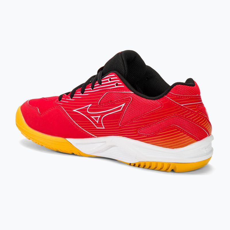 Férfi röplabda cipő Mizuno Cyclone Speed 4 radiant red/white/carrot curl 3