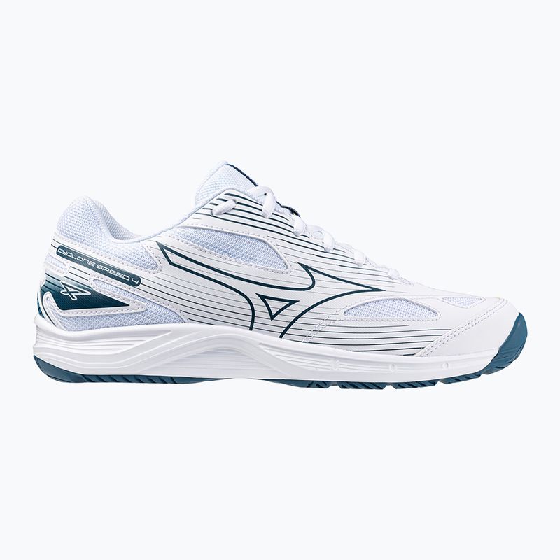 Férfi röplabda cipő Mizuno Cyclone Speed 4 white/sailor blue/silver 8