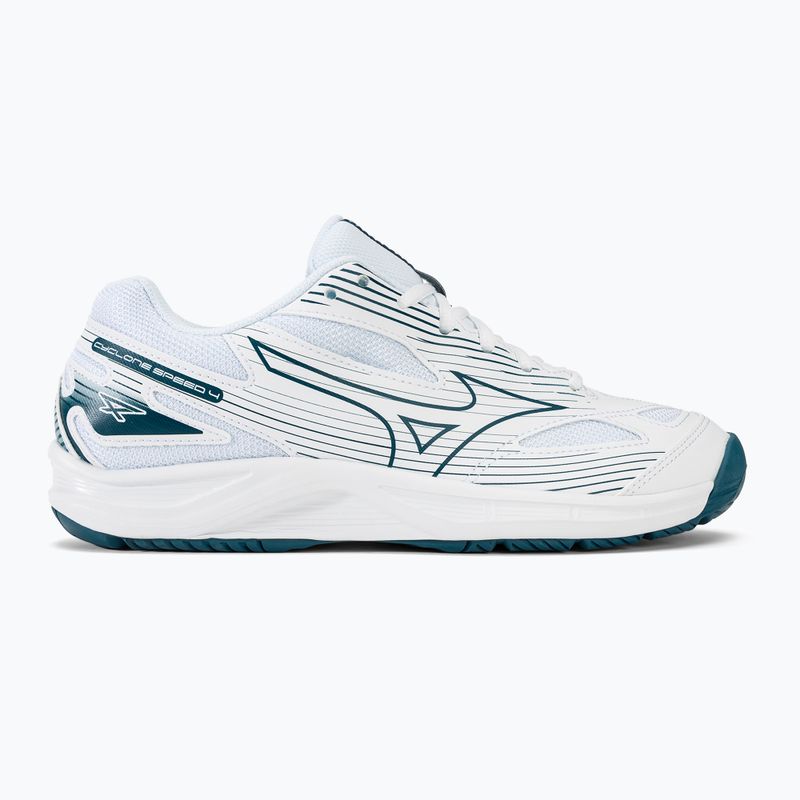 Férfi röplabda cipő Mizuno Cyclone Speed 4 white/sailor blue/silver 2