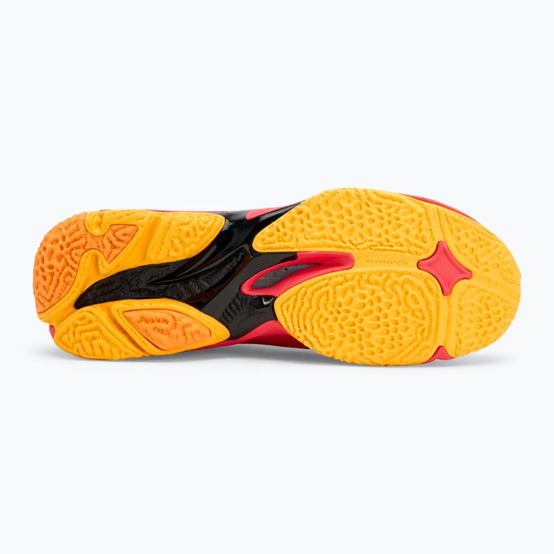 Mizuno Wave Lightning Z8 röplabda cipő ragyogó piros/ fehér/ répa curl 4