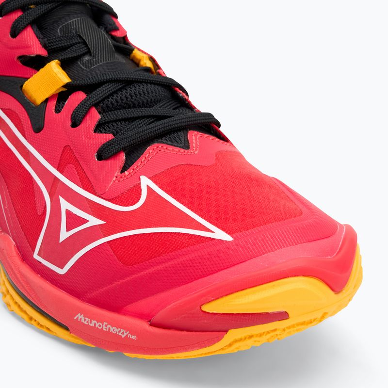 Mizuno Wave Lightning Z8 röplabda cipő ragyogó piros/ fehér/ répa curl 7