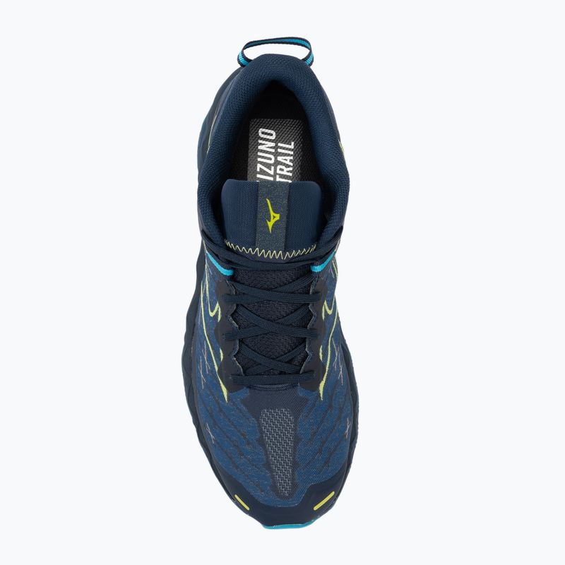 Férfi futócipő Mizuno Wave Mujin 10 dress blues/sharp green/swim cap 5
