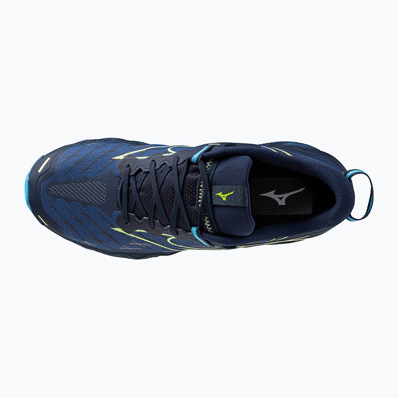Férfi futócipő Mizuno Wave Mujin 10 dress blues/sharp green/swim cap 11