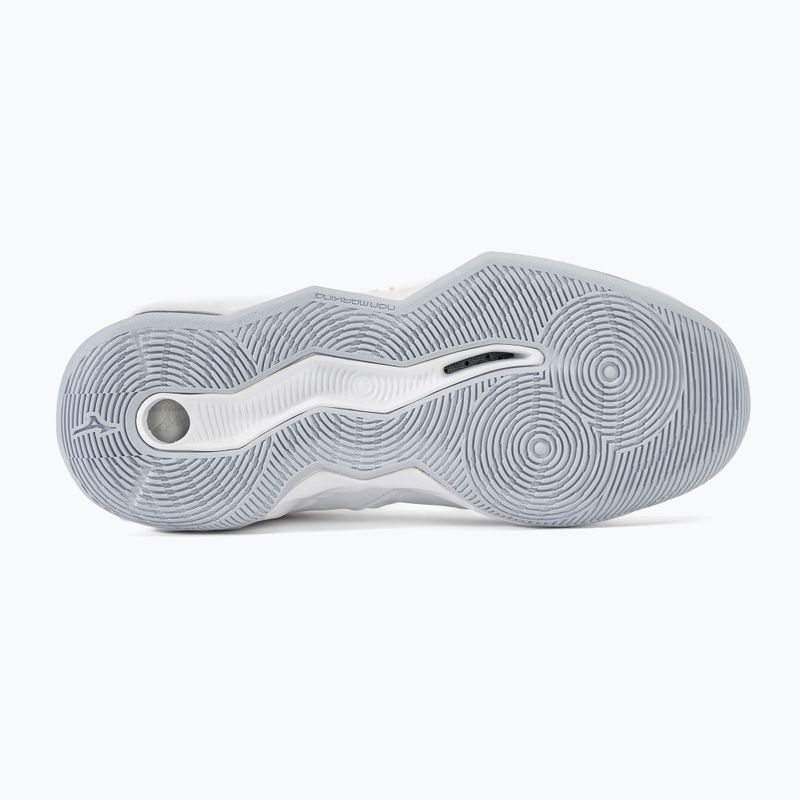 Női röplabda cipő Mizuno Wave Dimension white/peach parfait/halogen blue 4