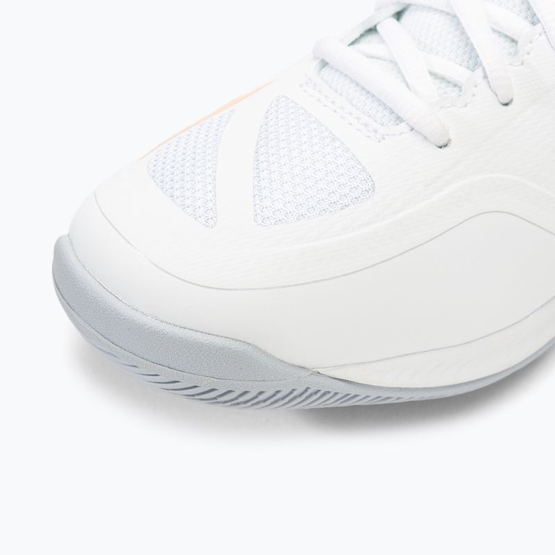 Női röplabda cipő Mizuno Wave Dimension white/peach parfait/halogen blue 7