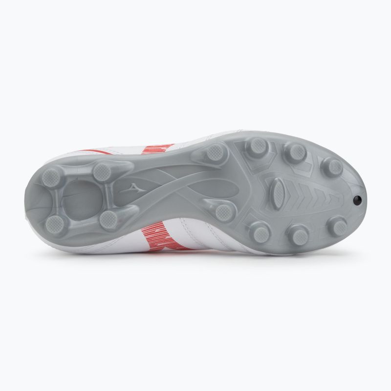 Mizuno Monarcida Neo III Select Jr MD gyermek focicipő fehér/sugárzó piros 4