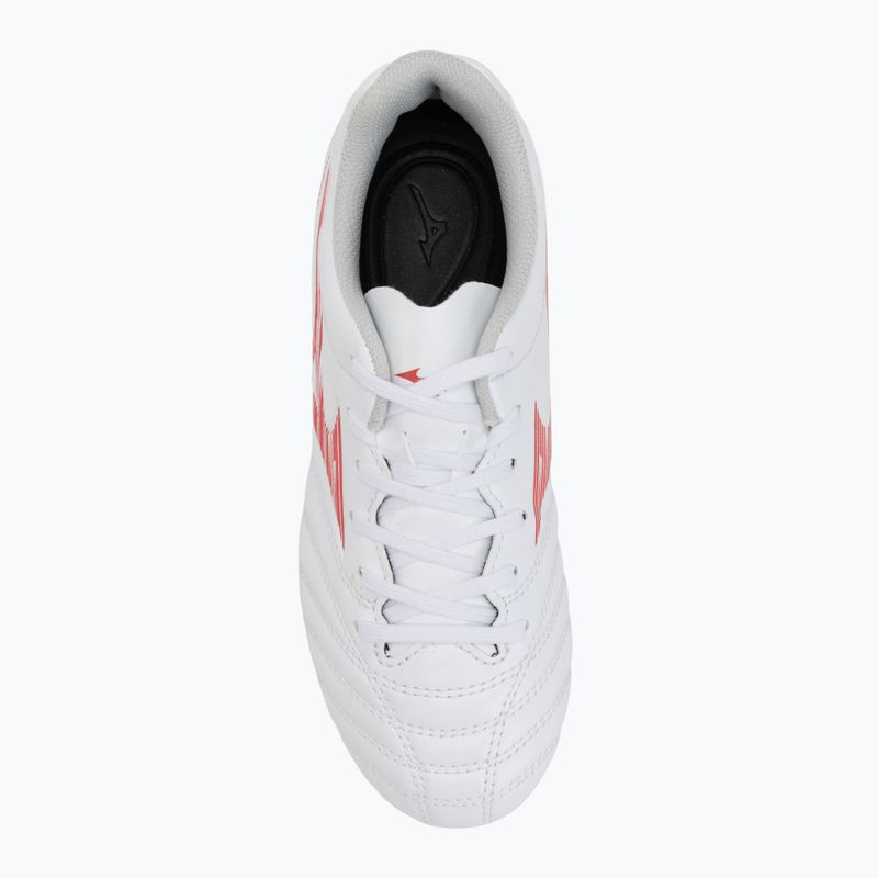 Mizuno Monarcida Neo III Select Jr MD gyermek focicipő fehér/sugárzó piros 5