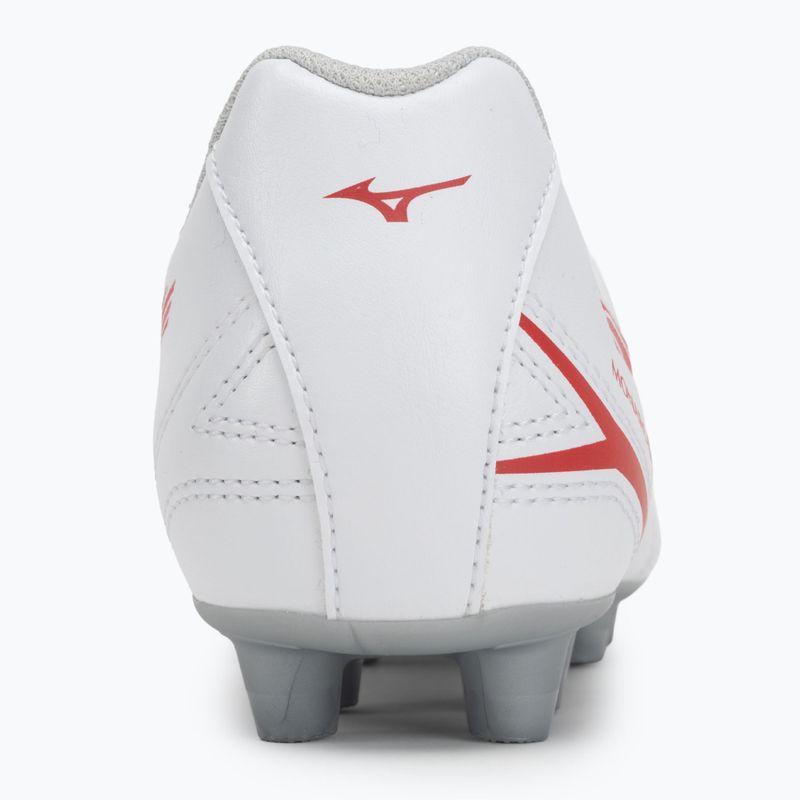 Mizuno Monarcida Neo III Select Jr MD gyermek focicipő fehér/sugárzó piros 6