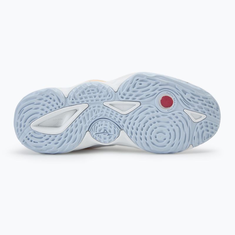 Női röplabda cipő Mizuno Wave Momentum 3 fehér/ navy peony/ barack parfait 4