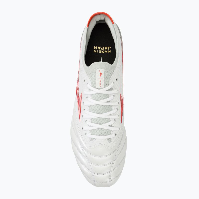 Férfi focicipő Mizuno Morelia Neo IV Β Japan Mix white/radiant red/hot coral 5