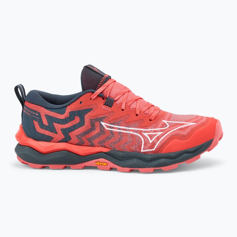 Női futócipő Mizuno Wave Daichi 8 forró korall/ fehér/ turbulence 2