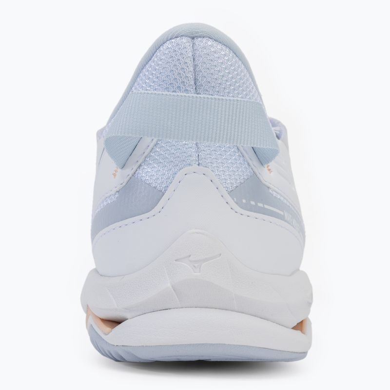 Női kézilabda cipő Mizuno Wave Mirage 5 fehér/sárga barack/barack parfait 6