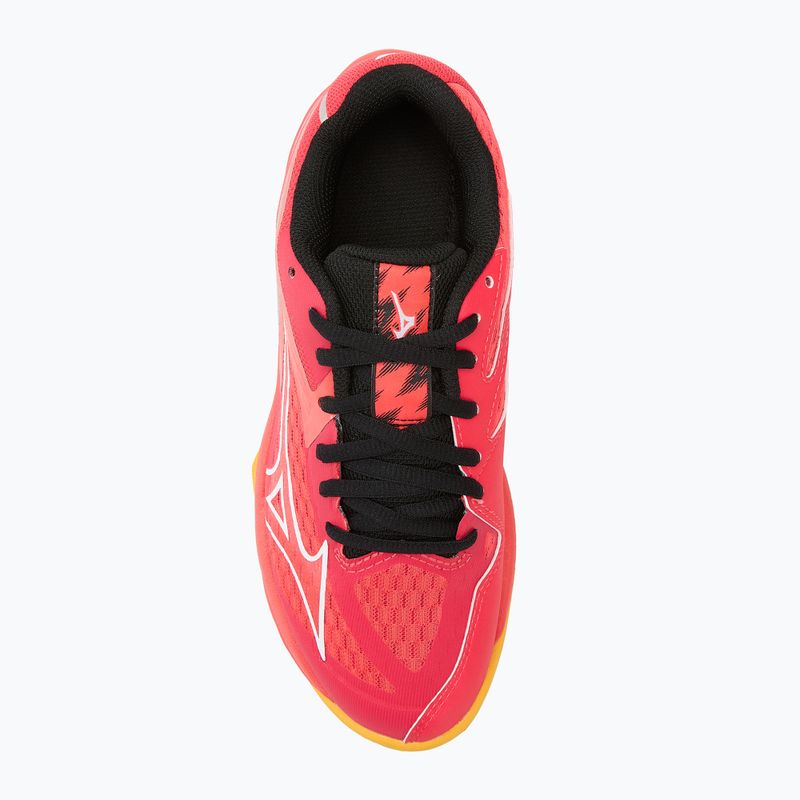 Mizuno Lightning Star Z7 radiant red/white/carrot curl gyermek röplabdacipő 5