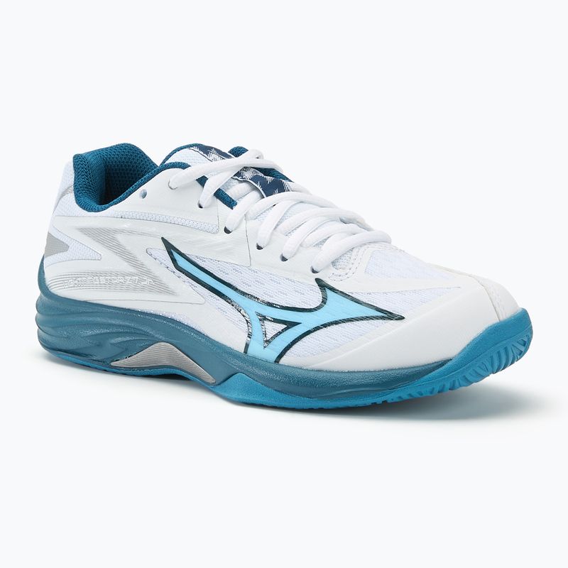 Mizuno Lightning Star Z7 fehér/tengerészkék/ezüst gyermek röplabdacipő