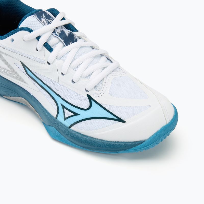 Mizuno Lightning Star Z7 fehér/tengerészkék/ezüst gyermek röplabdacipő 7