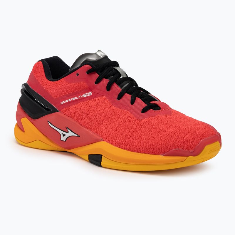 Férfi kézilabda cipő Mizuno Wave Stealth Neo radiant red/white/carrot curl