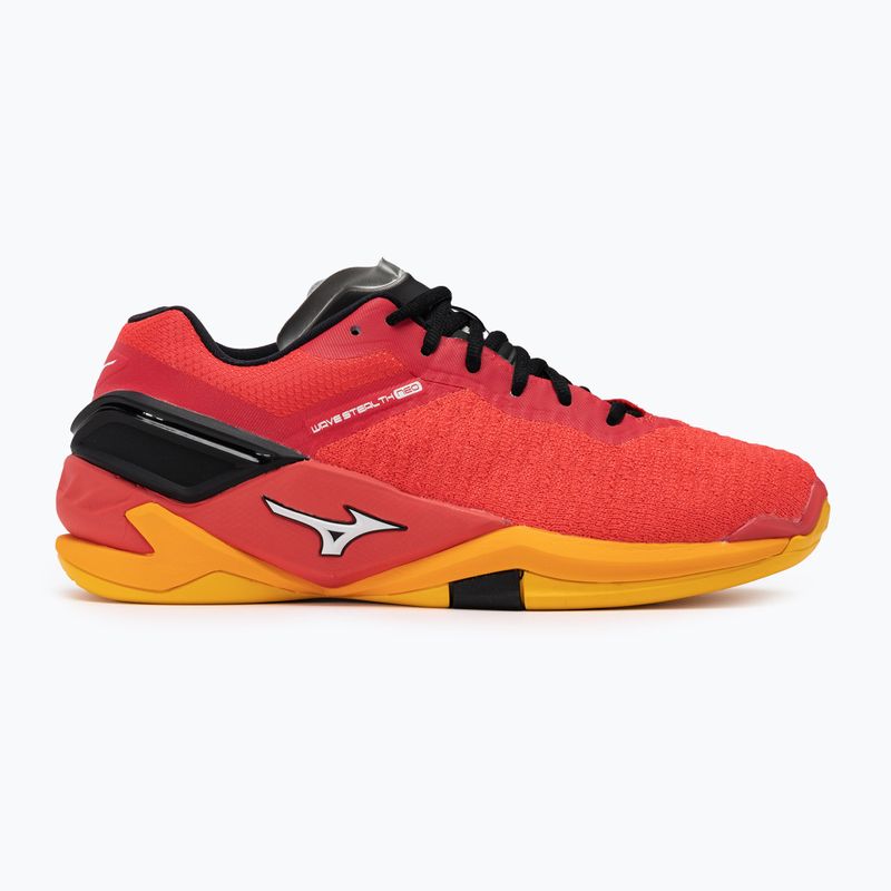 Férfi kézilabda cipő Mizuno Wave Stealth Neo radiant red/white/carrot curl 2