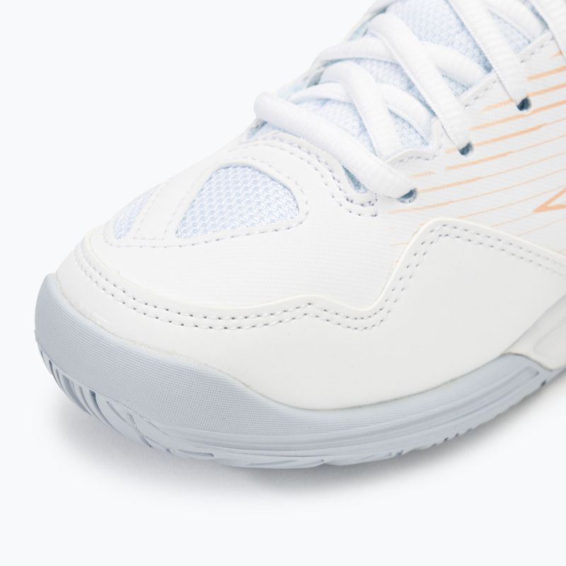 Női röplabda cipő Mizuno Cyclone Speed 4 white/peach parfait/halogen blue 7