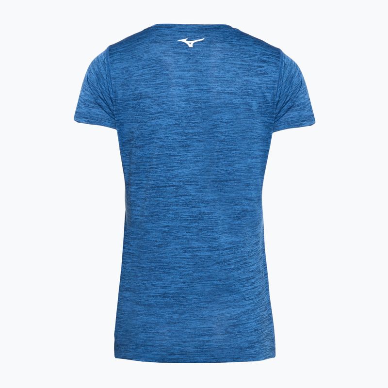 Női futópóló Mizuno Impulse Core Tee szövetségi kék 2