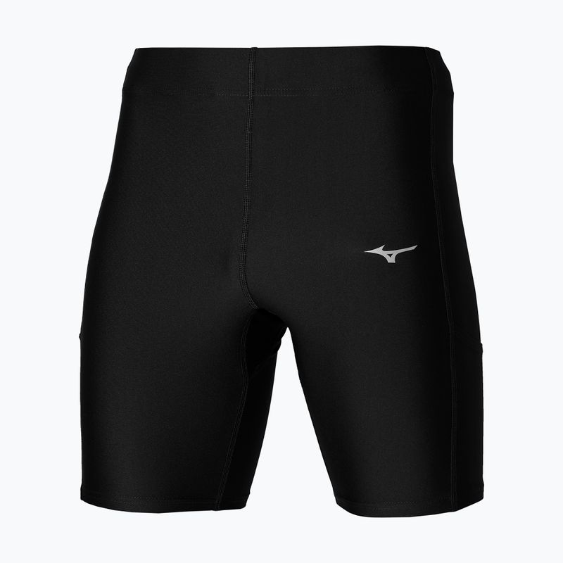 Férfi Mizuno Impulse Core Core Mid Tight futó rövidnadrág fekete 3