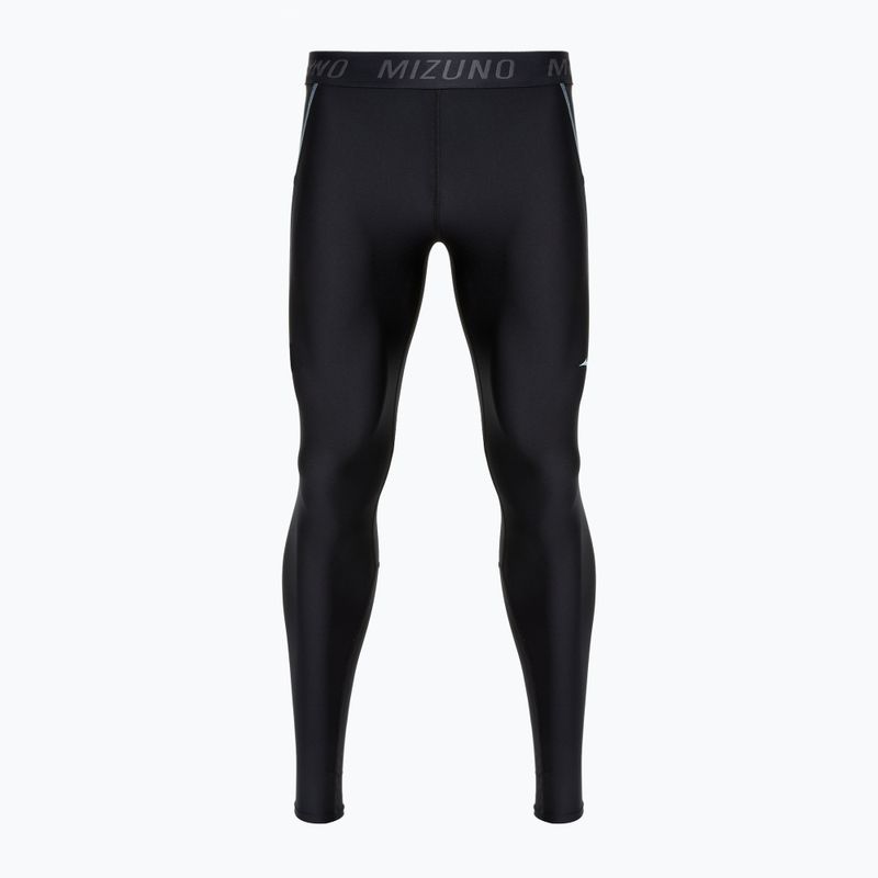 Férfi futóleggings Mizuno BG3000 Long black/ aquifer